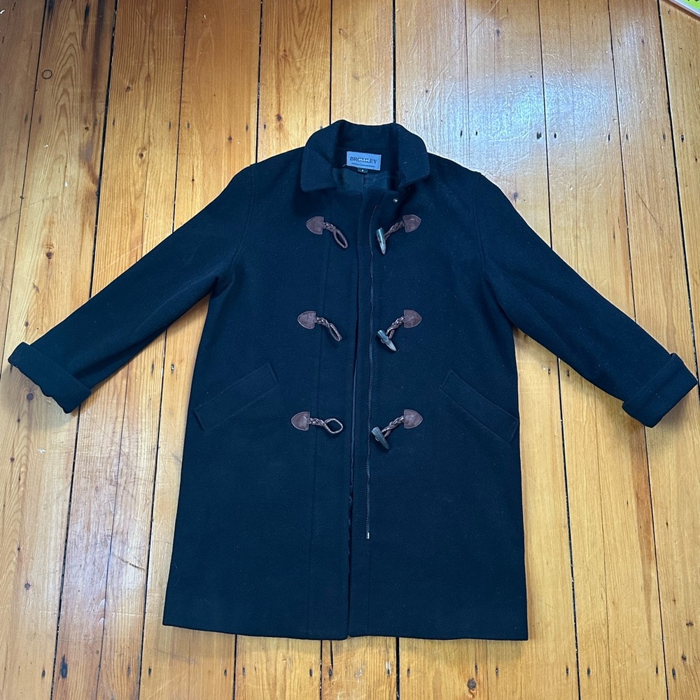 Men's Black Pea Coat